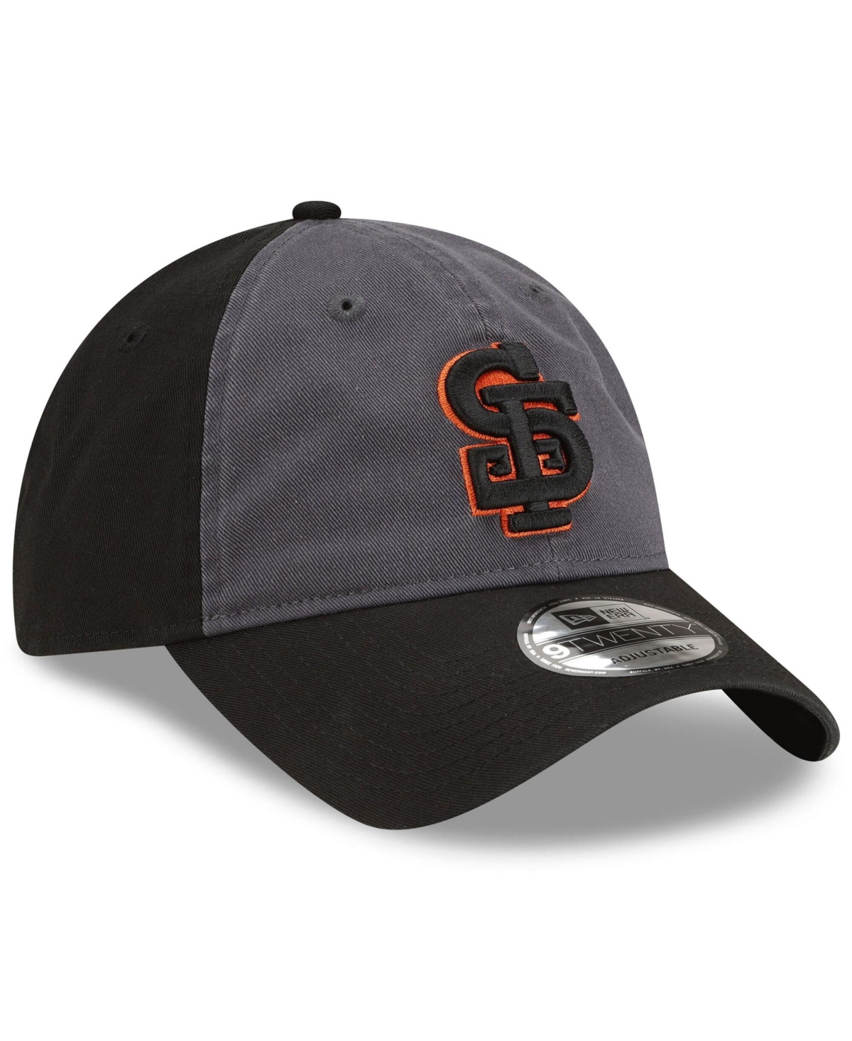 New Era Men's Gray, Black San Francisco Giants Replica Alternate 9TWENTY Adjustable Hat