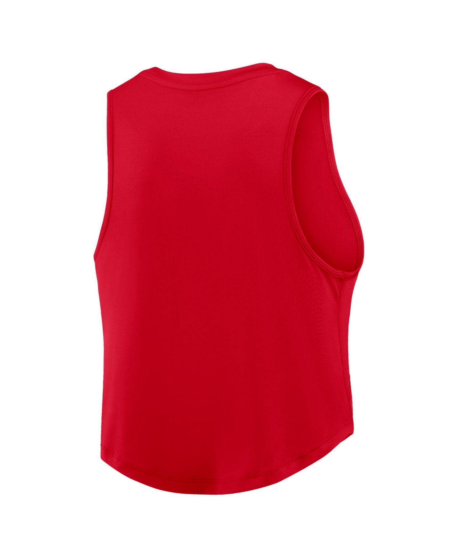 Women's Scarlet Ohio State Buckeyes One Dri-FIT Cropped Tank Top