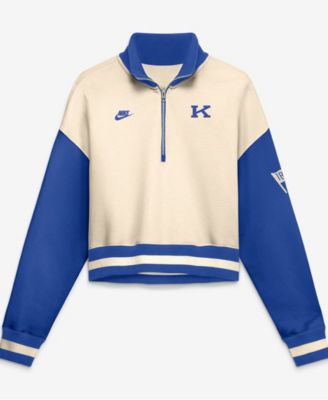Women's Kentucky Wildcats Legacy Oversized Quarter-Zip Pullover Sweatshirt