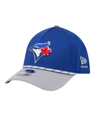 Men's Royal, Grey Toronto Blue Jays Rope M-Crown A-Frame 39THIRTY Flex Hat