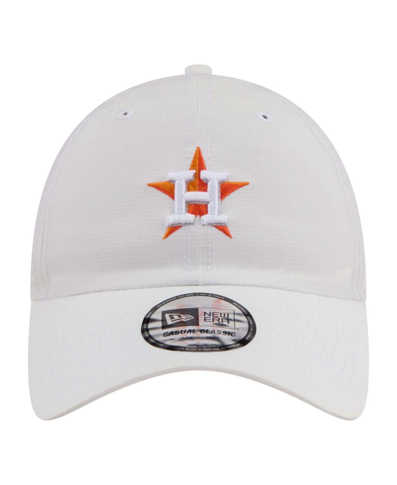 Men's White Houston Astros Ripstop Casual Classic Adjustable Hat