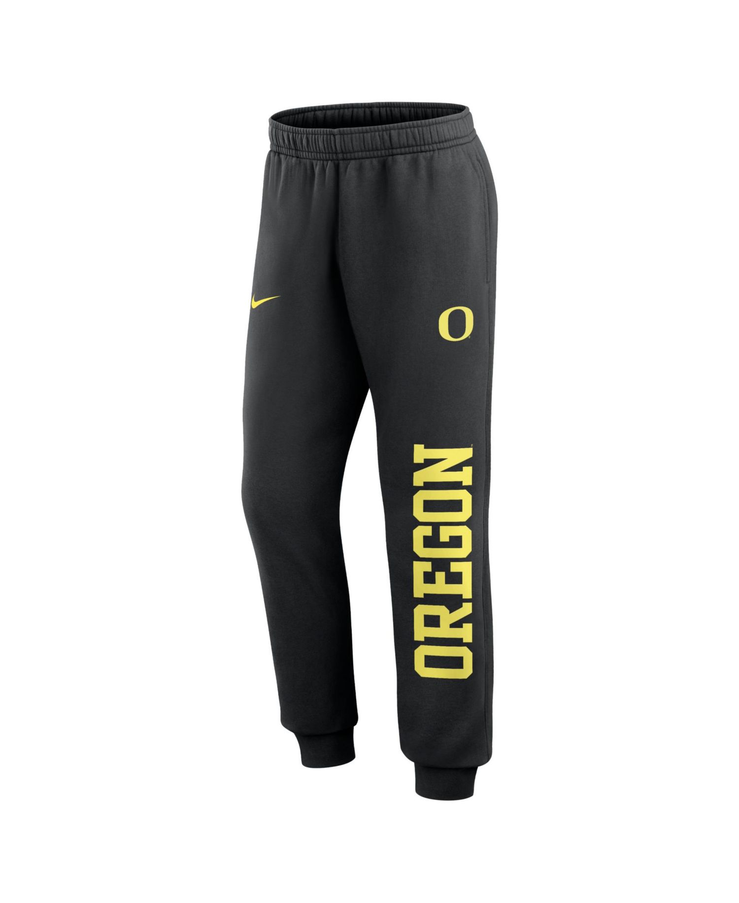 Men's Black Oregon Ducks Primetime Club Fleece Joggers