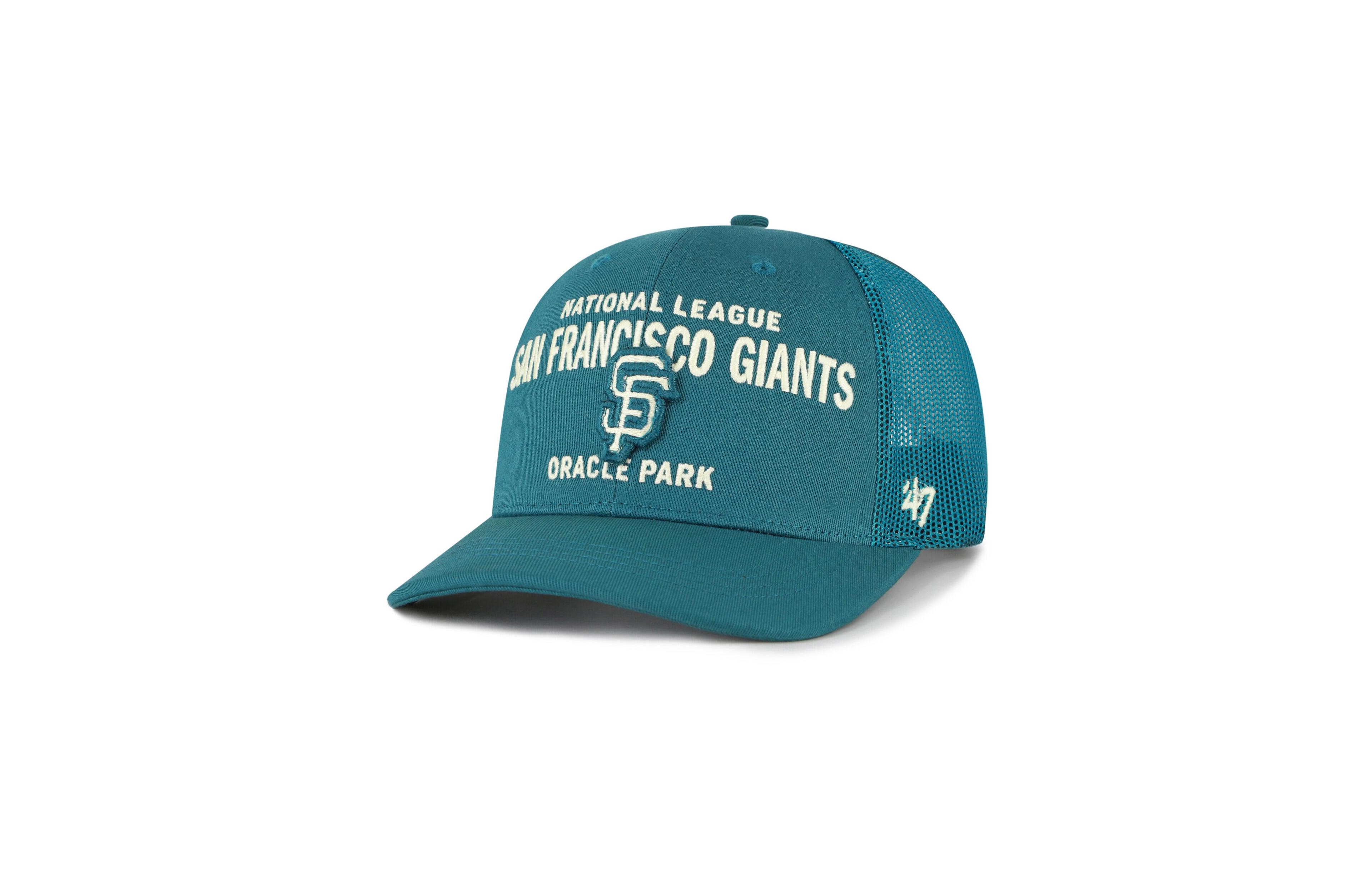 '47 Brand Men's Teal San Francisco Giants Contemporary Hitch Adjustable Trucker Hat
