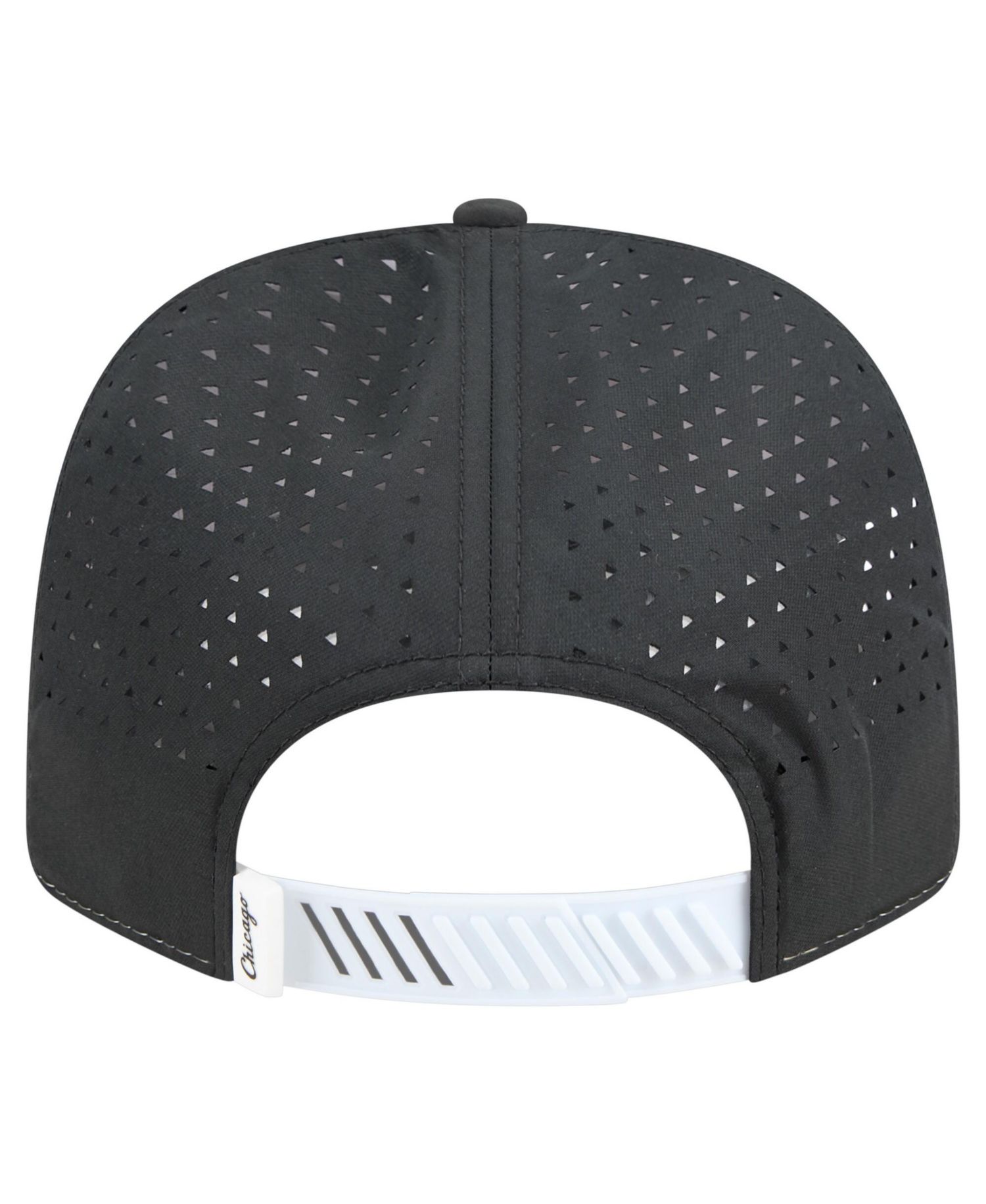 Men's White/Black Chicago White Sox Established Patch 9SEVENTY Adjustable Hat