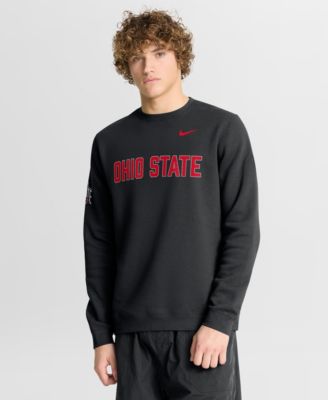 Men's Black Ohio State Buckeyes 2026 Sideline Club Sweatshirt