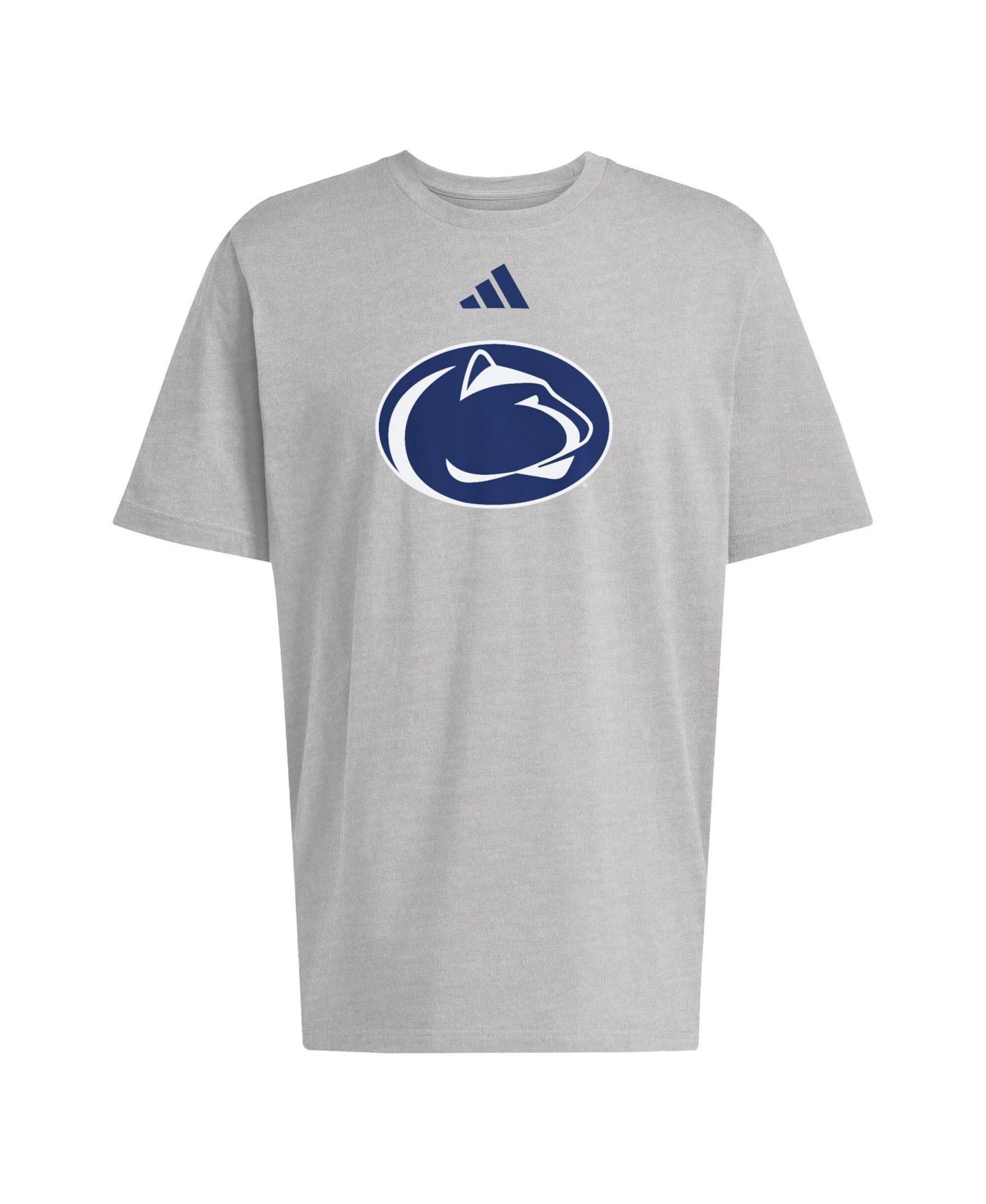 Мужская футболка adidas Gray Penn State Nittany Lions Primary Logo — фото 3