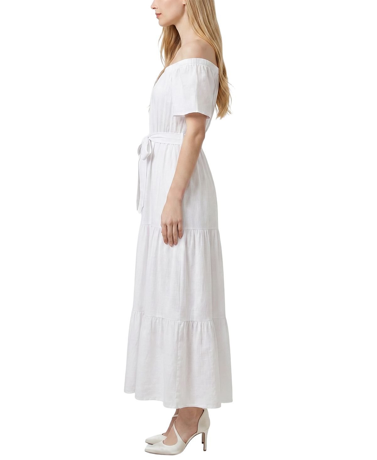 NY Collection Petite Off-the-Shoulder Maxi Dress view 2 — MAYCSS fashion products