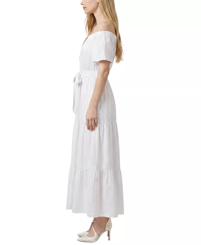 Petite Off-The-Shoulder Tiered Maxi Dress - thumbnail 2