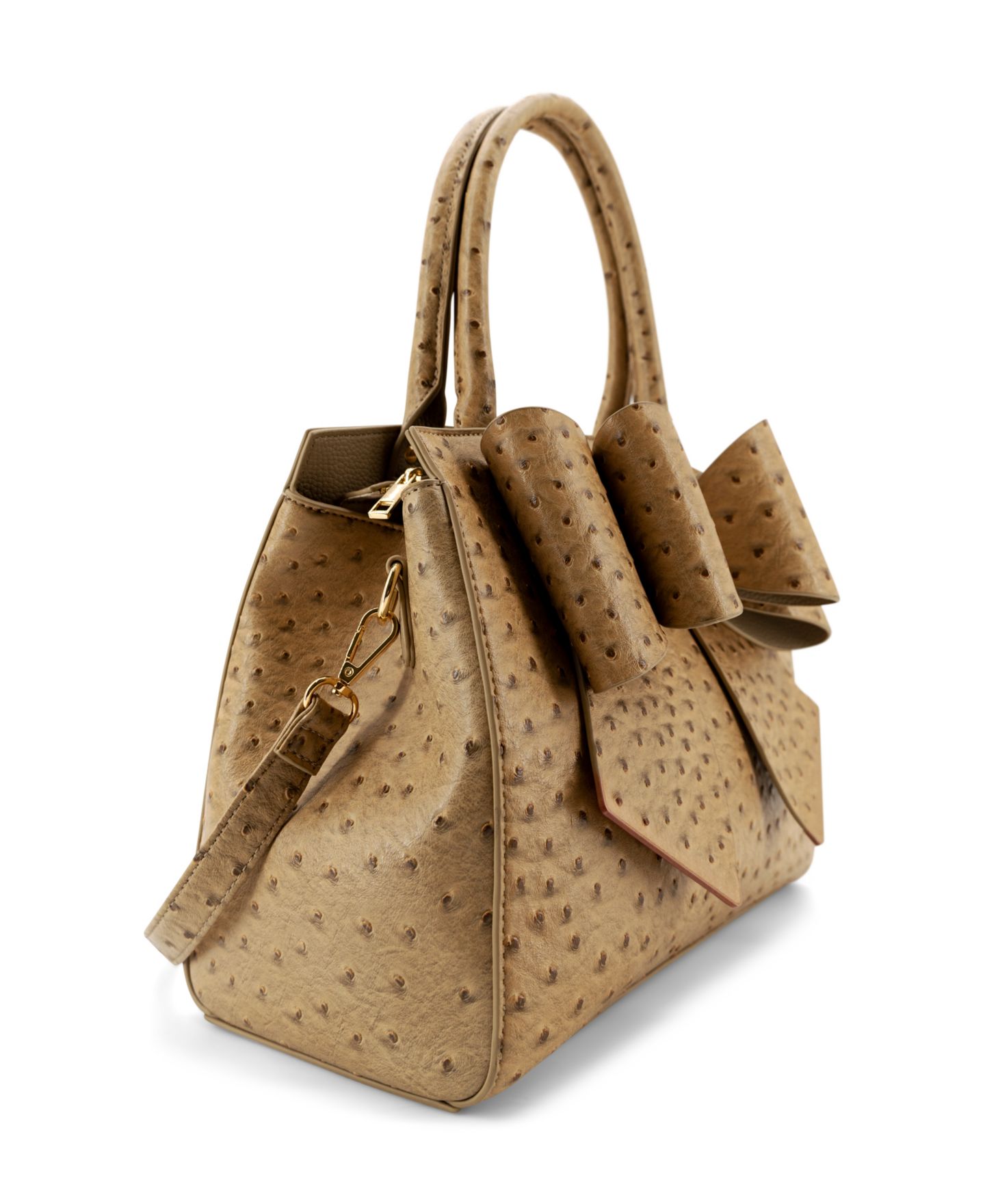 Женская сумка LIKE DREAMS Colette Bow Medium Crossbody Handbag, цвет: Бежевый — фото 3