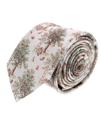 Men's Fall Apple Orchard Silk Novelty Necktie
