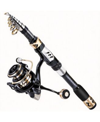 Fishing Rod Spinning Reel Combo Portable