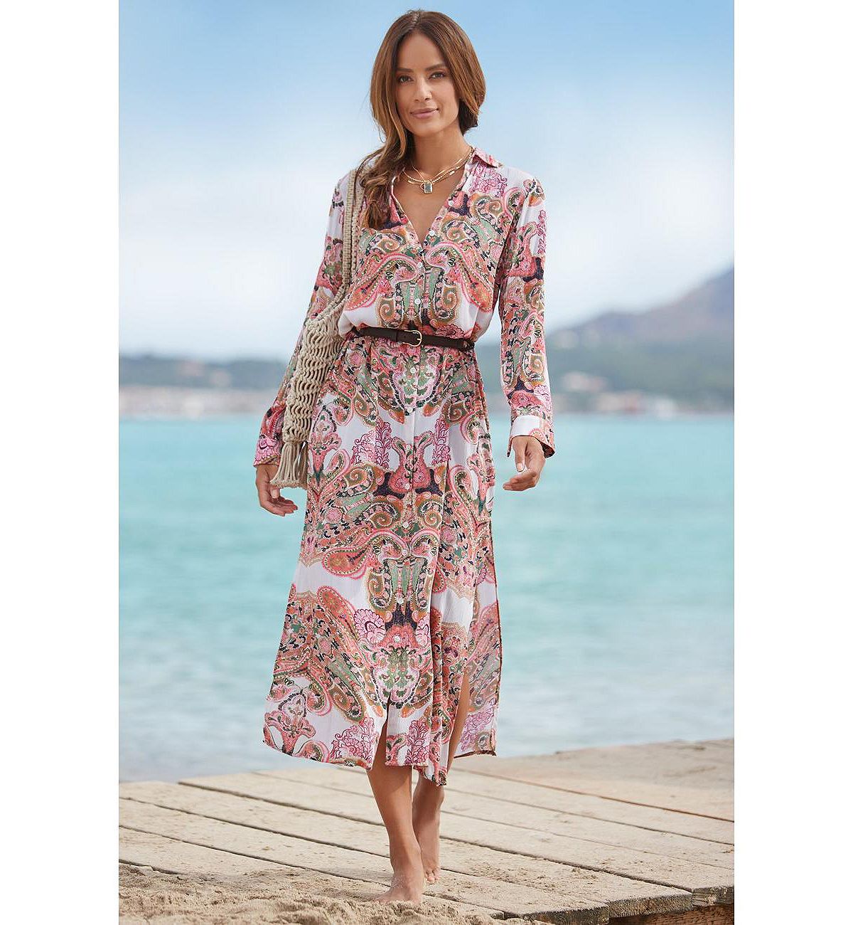 LASCANA Women's Button Down Dress view 3 — MAYCSS fashion products