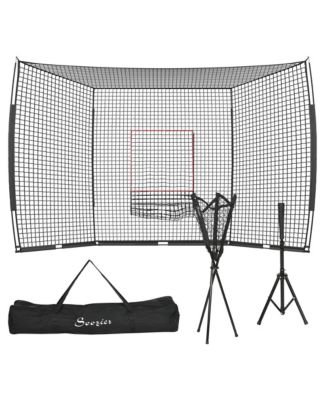 Baseball Practice Net With Tee And Caddy