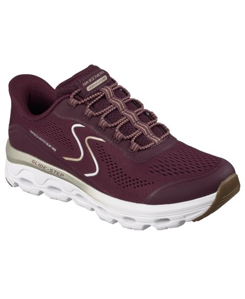 Женские кроссовки Skechers Slip-Ins: Glide-Step Sole Athletic Walking, цвет: Бордовый