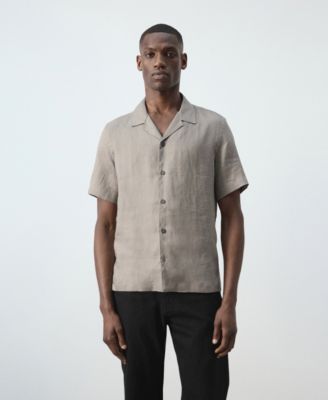 Men's Regular-Fit Linen Shirt