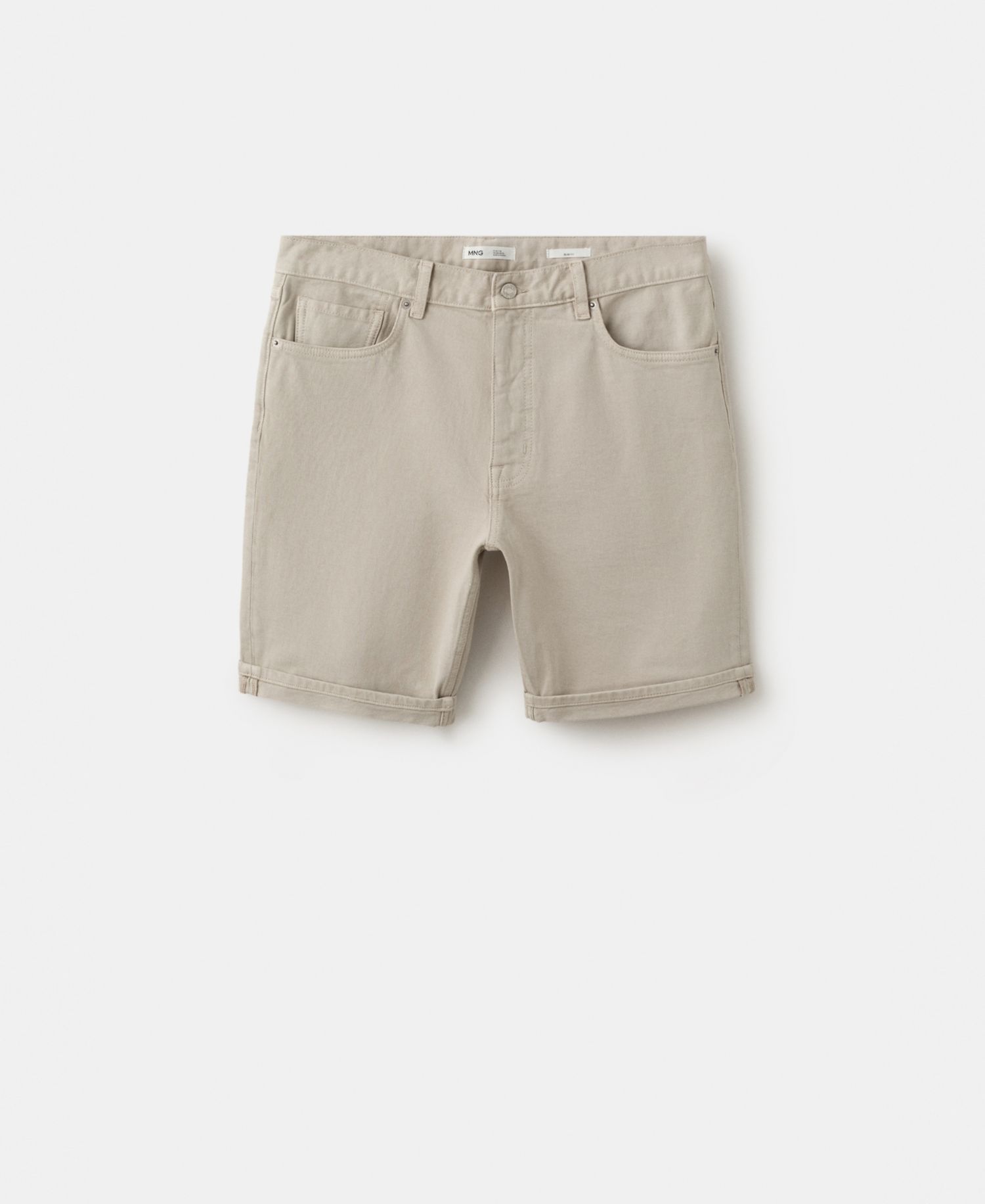 Men's Slim-Fit Denim 9.45" Bermuda Shorts