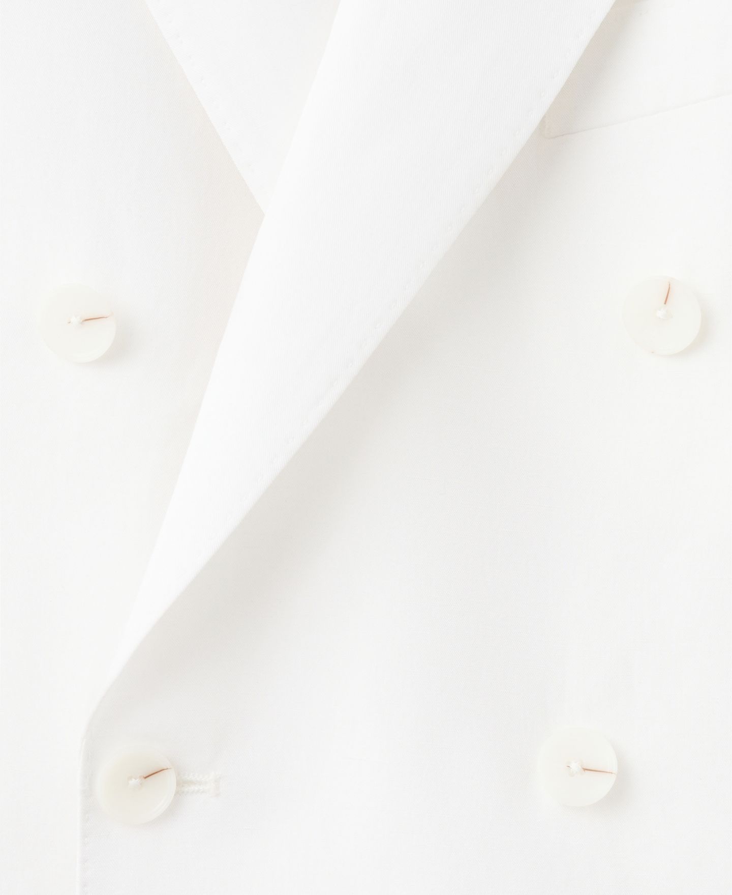 Мужской пиджак MANGO Linen Lyocell Double-Breasted Suit, цвет: Белый — фото 3