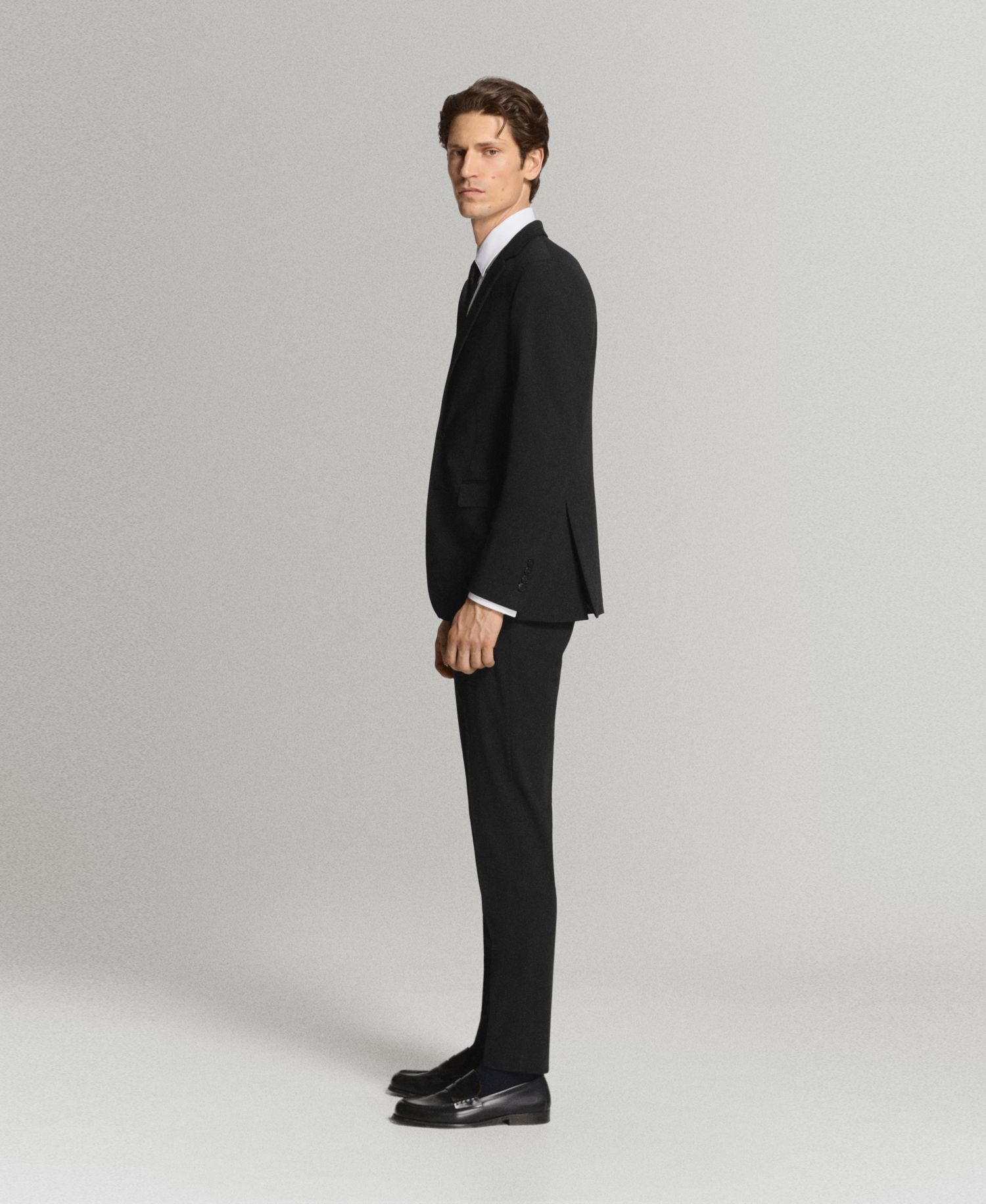 Men's Stretch Fabric Super Slim-Fit Suit Pants