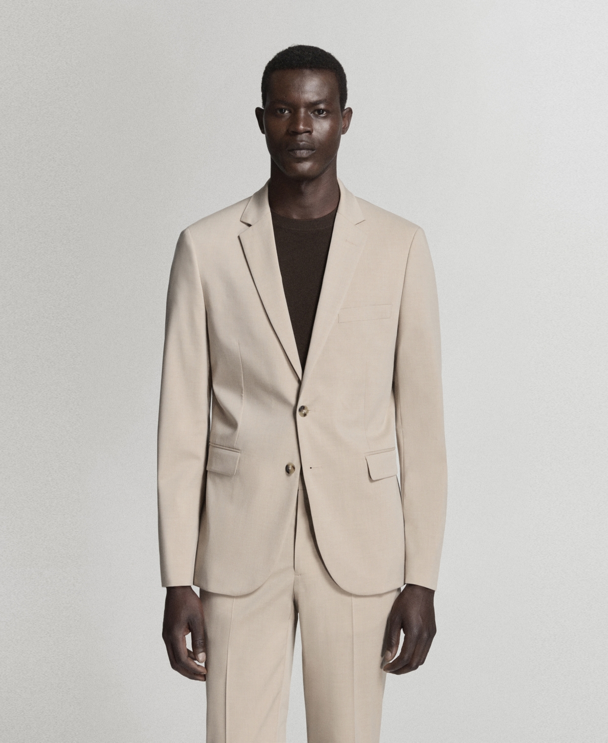 Mango Men's Super Slim-Fit Stretch Fabric Suit Jacket