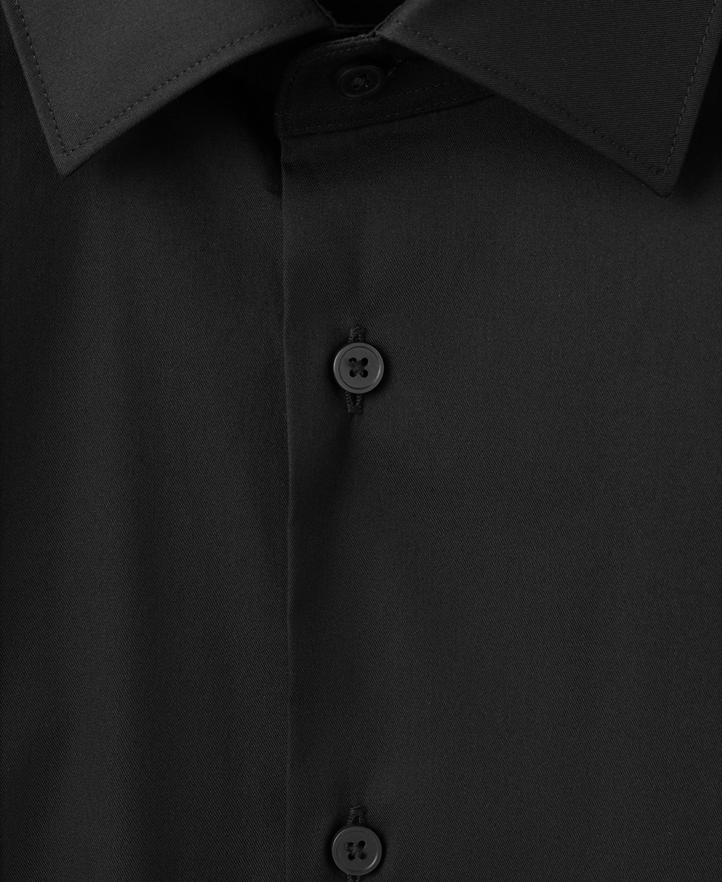 Мужская рубашка MANGO Super Slim Fit Cotton Stretch Dress Shirt, цвет: Чёрный — фото 3