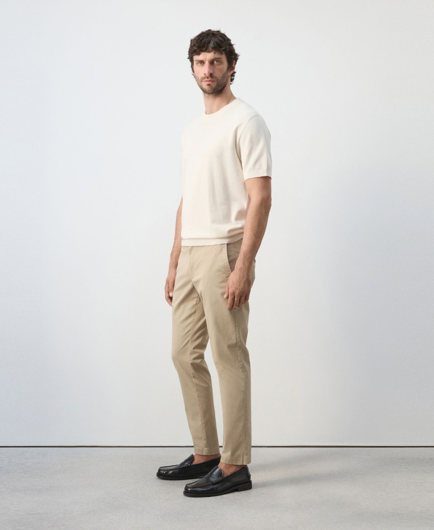 Men's Prato Cropped Tapered Chino Pants