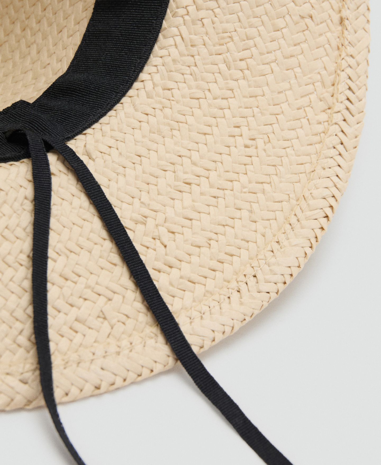 Мужской головной убор Mango Natural Fiber Bow Hat, цвет: Экрю — фото 2