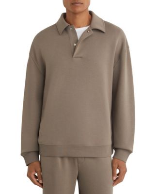 Men's Brooks Premium Interlock Relaxed Polo Sweatshirt