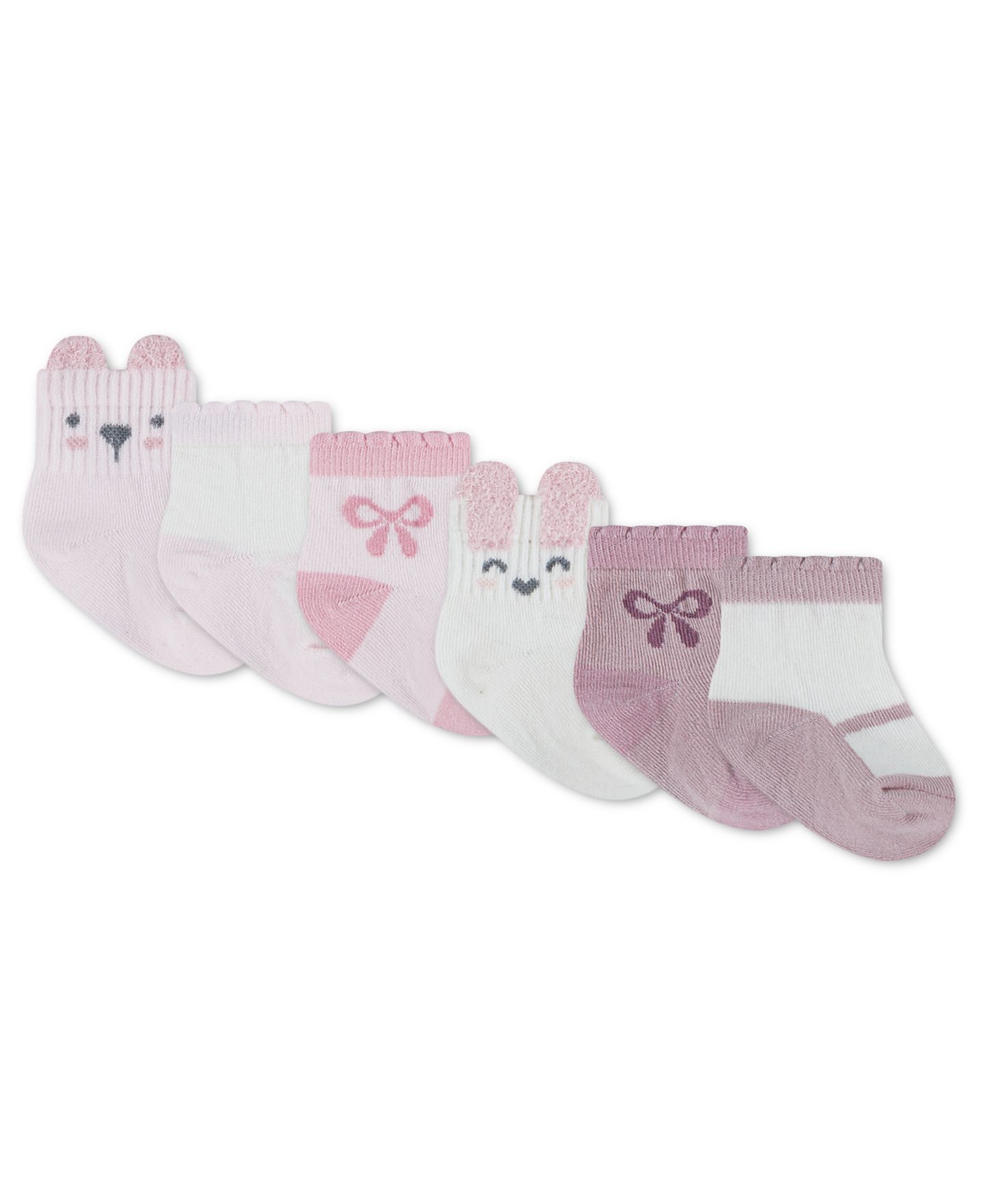 Носки Babywear, укороченные, 6 шт. — Huggies, цвет: Розовый — фото 2