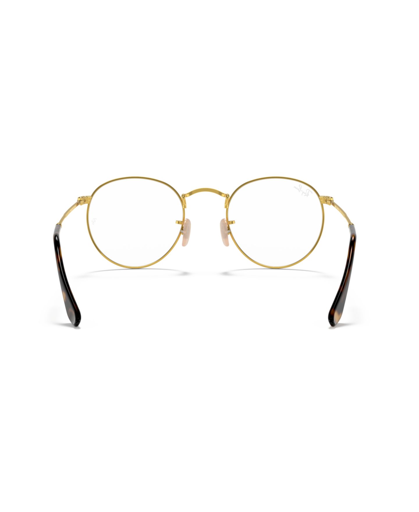 Очки Ray-Ban Unisex Round Metal Optics Eyeglasses, RB3447V, цвет: Золотой — фото 4