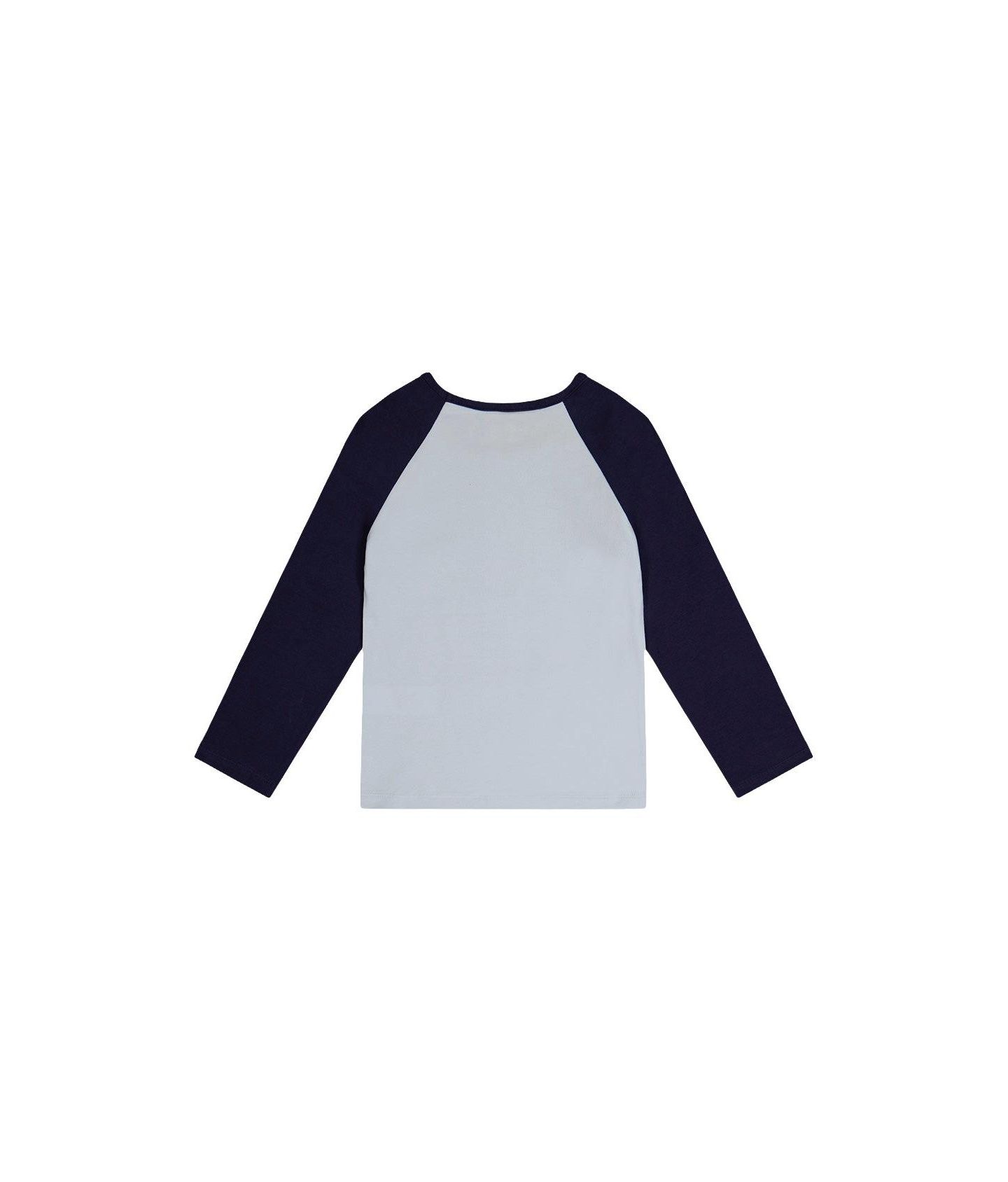 Футболка Deux par Deux Raglan Cotton T-Shirt для девочек-малышей, цвет: Синий — фото 6