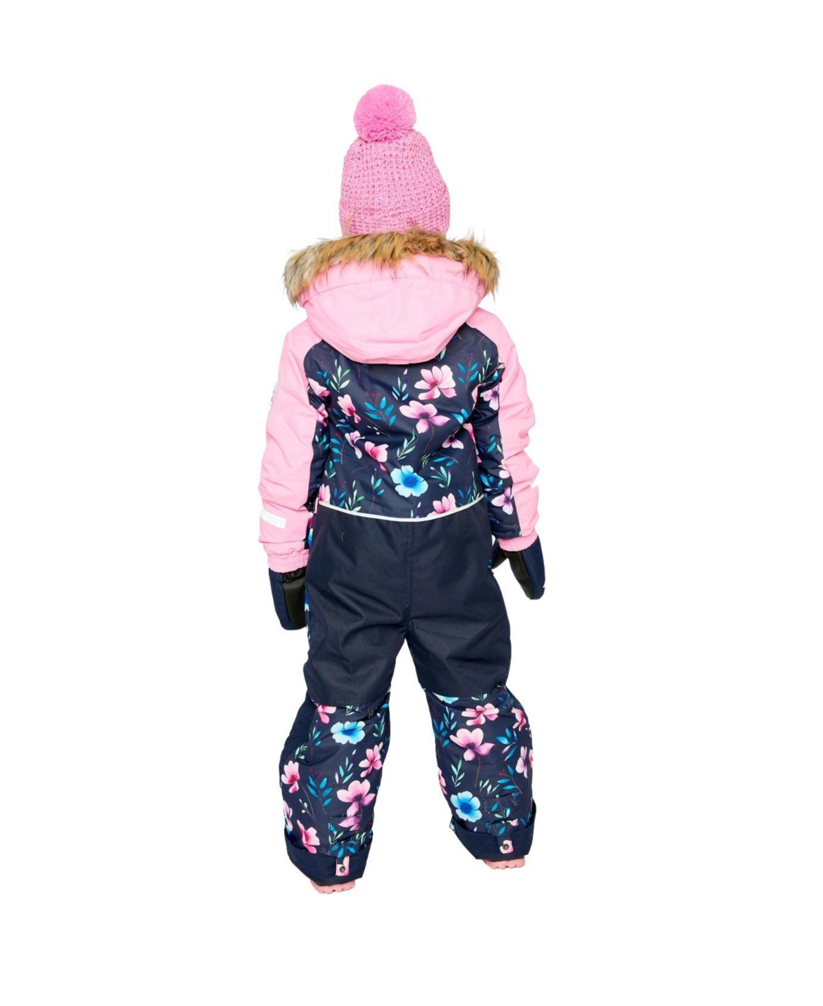 Deux par Little and Big Girl ( 6 to 14 ) One Piece Play Snowsuit Floral Print