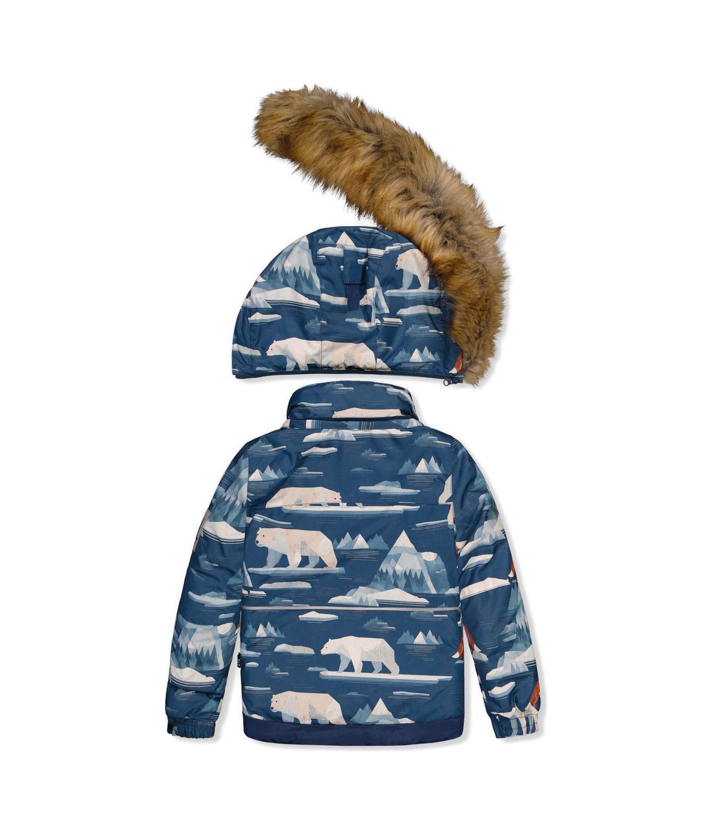 Комплекты Deux par Deux Two-Piece Play Snowsuit для мальчиков-малышей, цвет: Синий с принтом — фото 6
