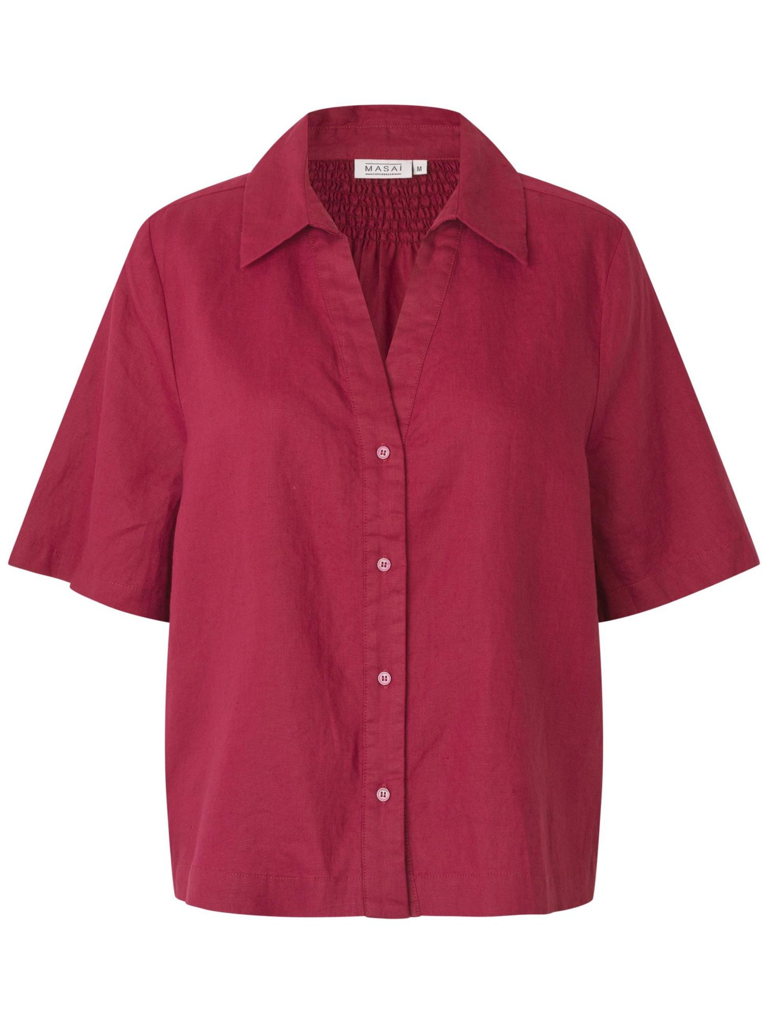 Women's Mairyssa Smock Back Linen Shirt
