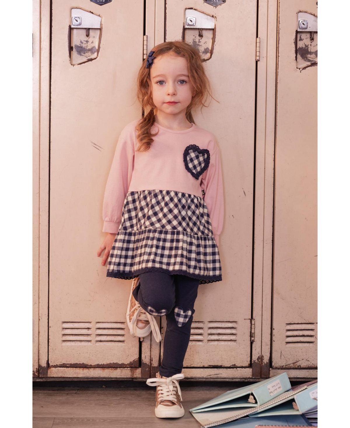 Deux par Little and Big Girl's (6-8) Tunic Leggings Set