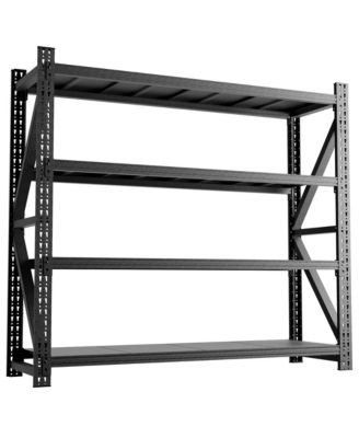 Heavy Duty Storage Rack 6000lb Capacity 4 Shelf Adjustable Steel