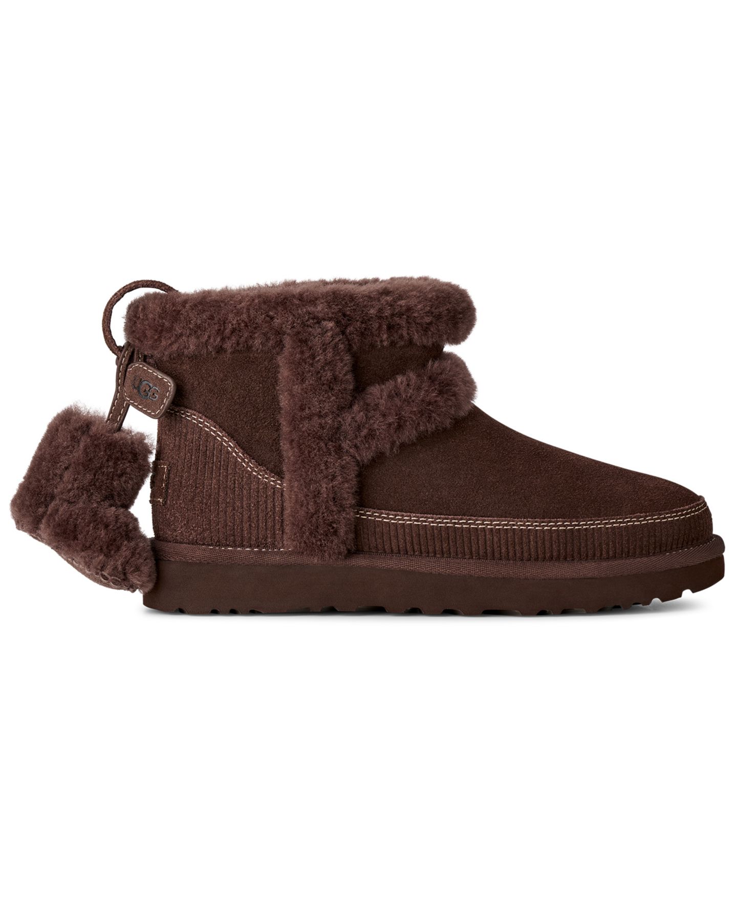 Женские ботинки UGG® Classic Mini Heritage Round Toe Booties, цвет: Кедровый — фото 2