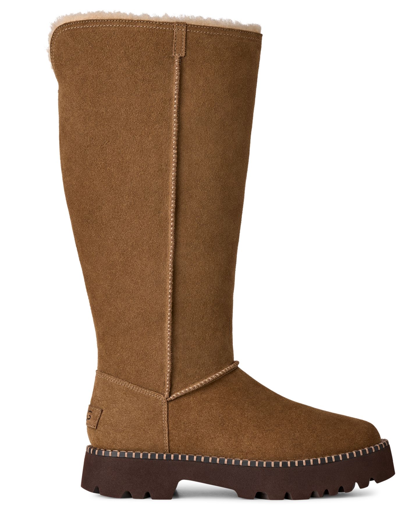 Женские ботинки UGG® Uptowner Round Toe Tall, цвет: Светлый бронзовый — фото 2