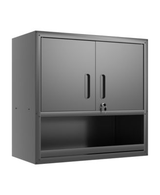 Steel Storage Cabinet with Locking Doors Adjustable Shelf