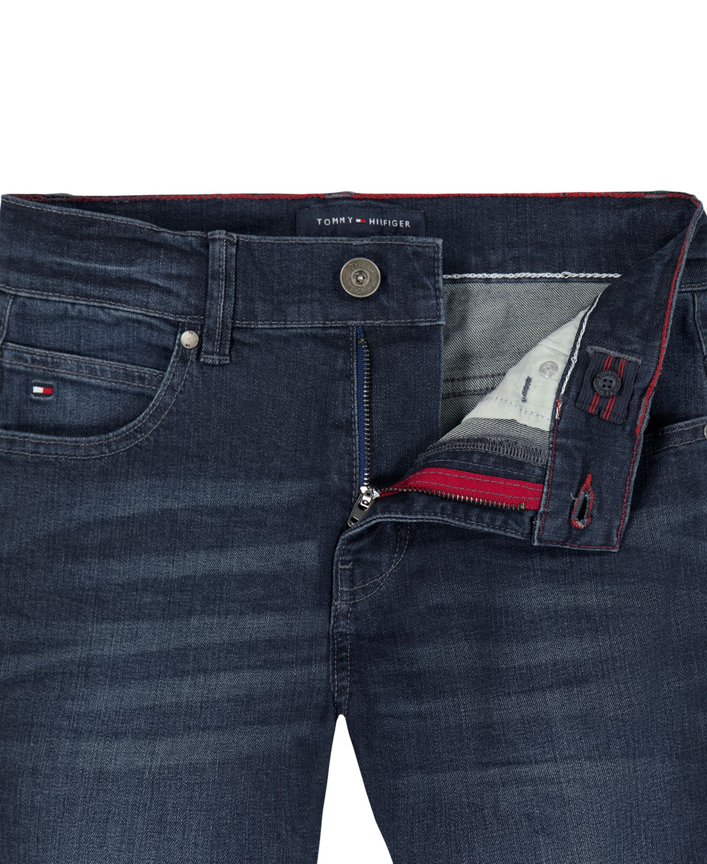 Джинсы Tommy Hilfiger Kent Straight-Fit Stretch для мальчиков — фото 3