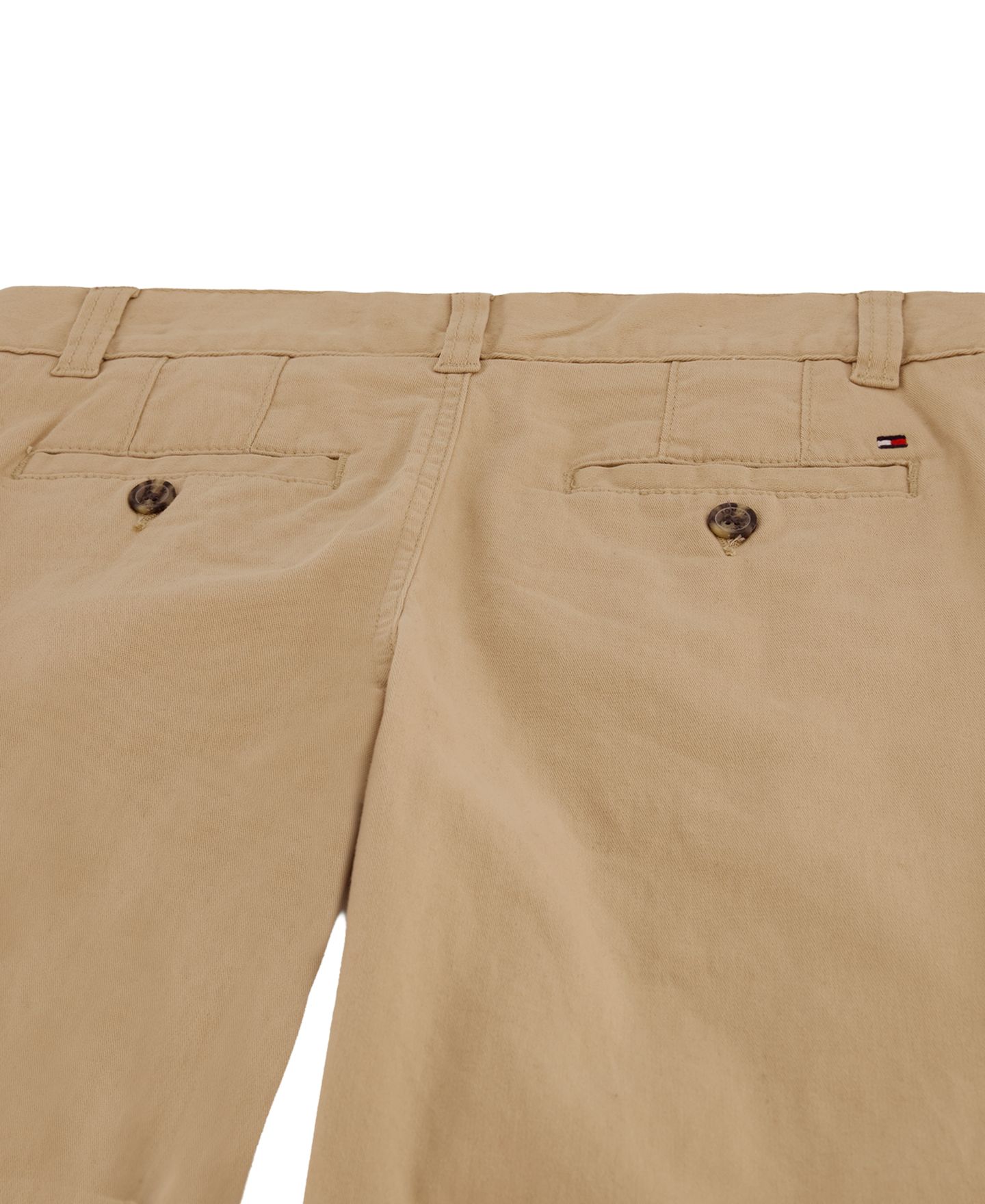 Брюки Tommy Hilfiger Flat-Front Stretch Chino Pants для мальчиков, цвет: Золотой хаки — фото 5