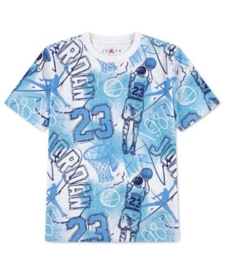 Boys' 8-20 Notebook Doodle Printed Short-Sleeve T-Shirt