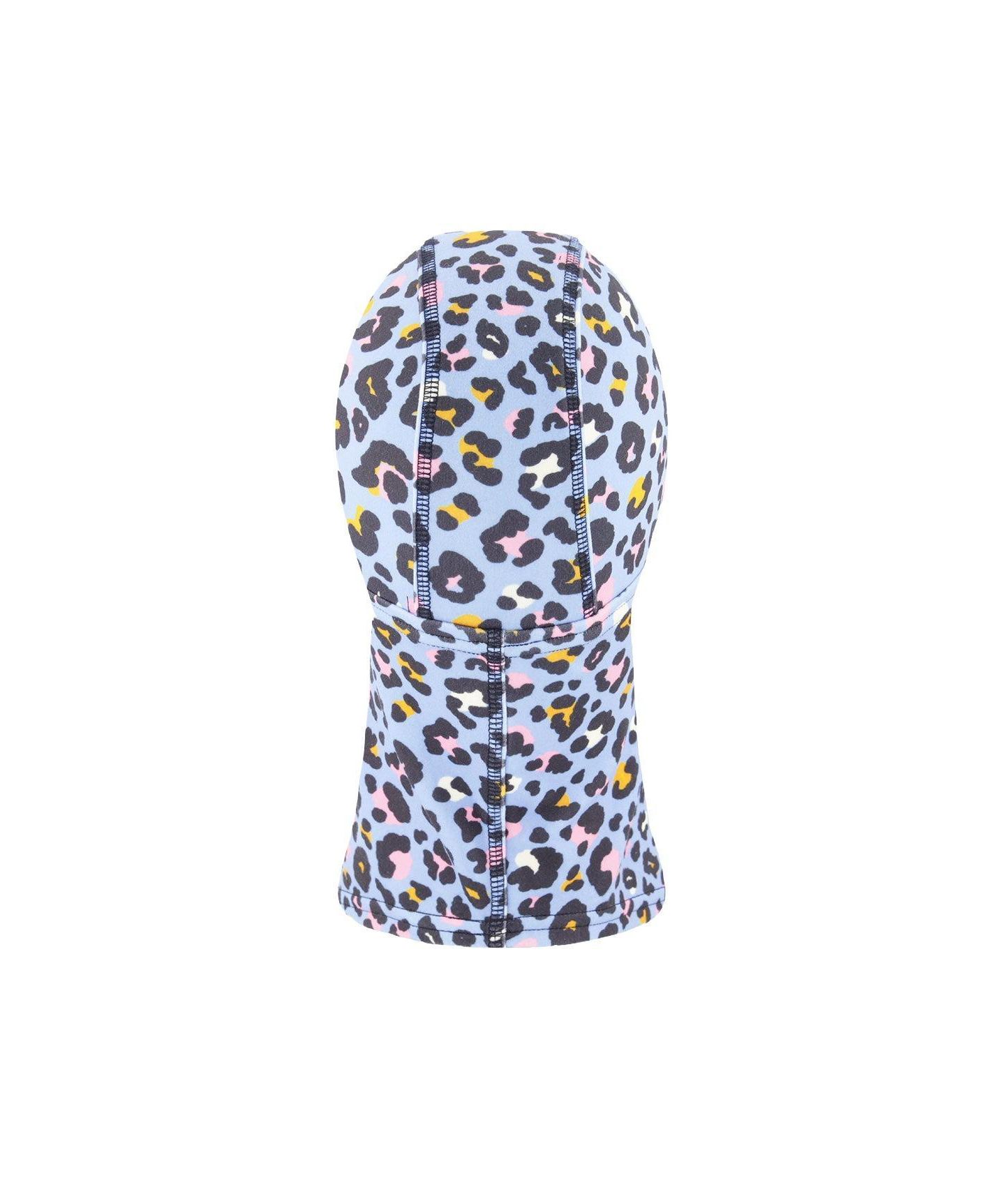 Балаклава Deux par Deux Brushed Jersey Balaclava Leopard Print для девочек, цвет: Синий леопардовый с принтом — фото 3