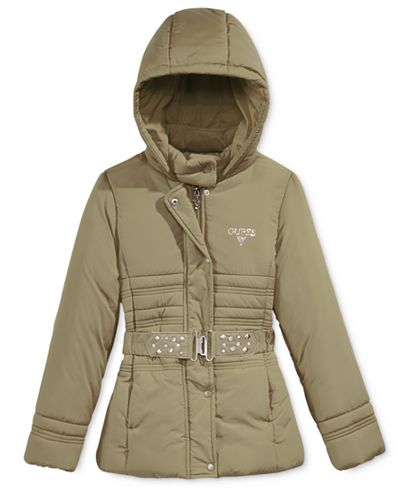 GUESS Hooded Puffer Jacket, Big Girls (7-16)