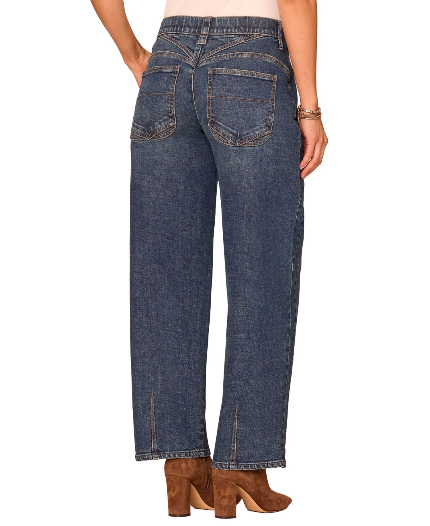 Women's AbSolution High-Rise Barrel-Leg Jeans
