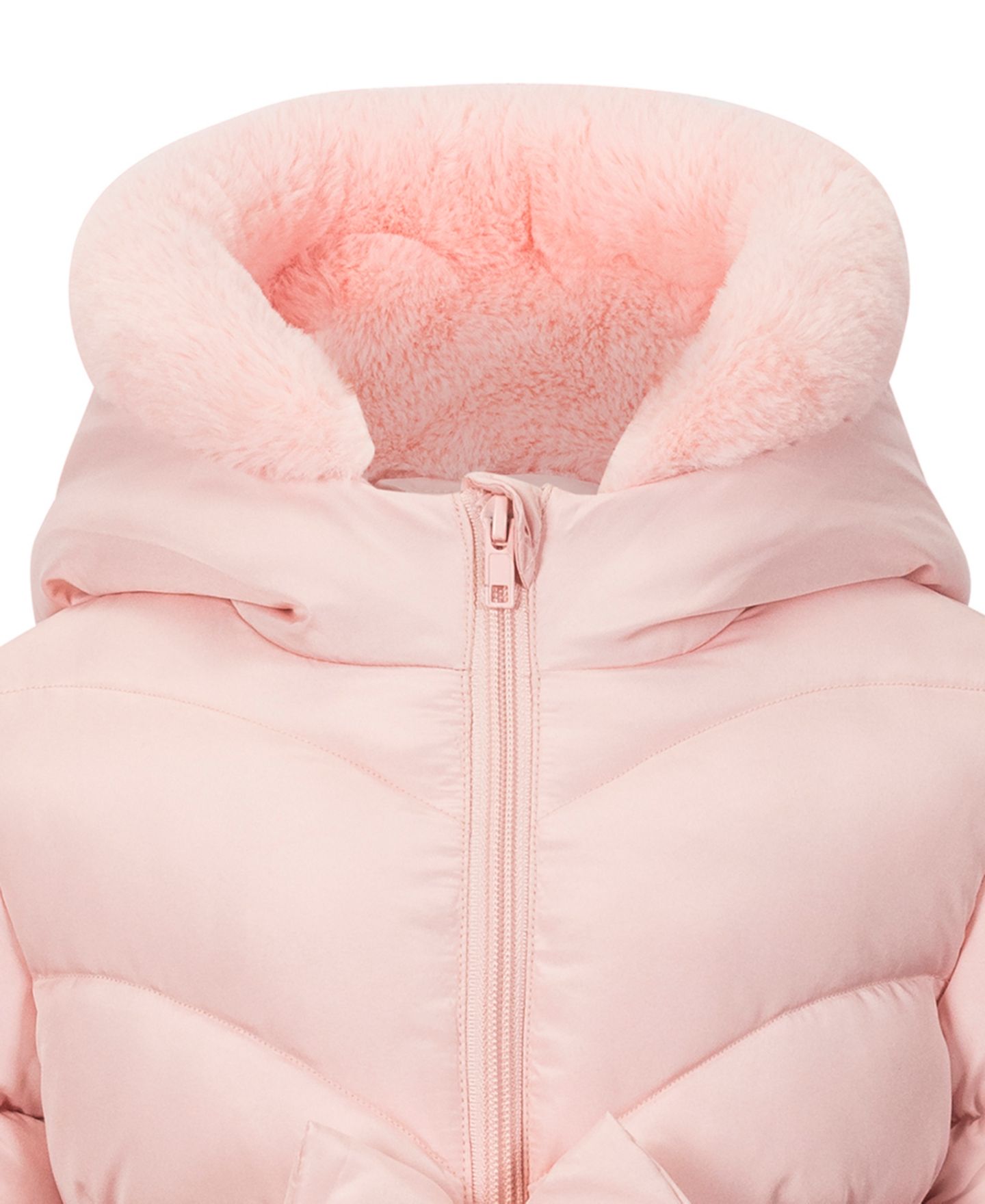Пальто S Rothschild & CO Long-Sleeve Belted Coat with Handbag для девочек-малышей, цвет: Пудровый — фото 3