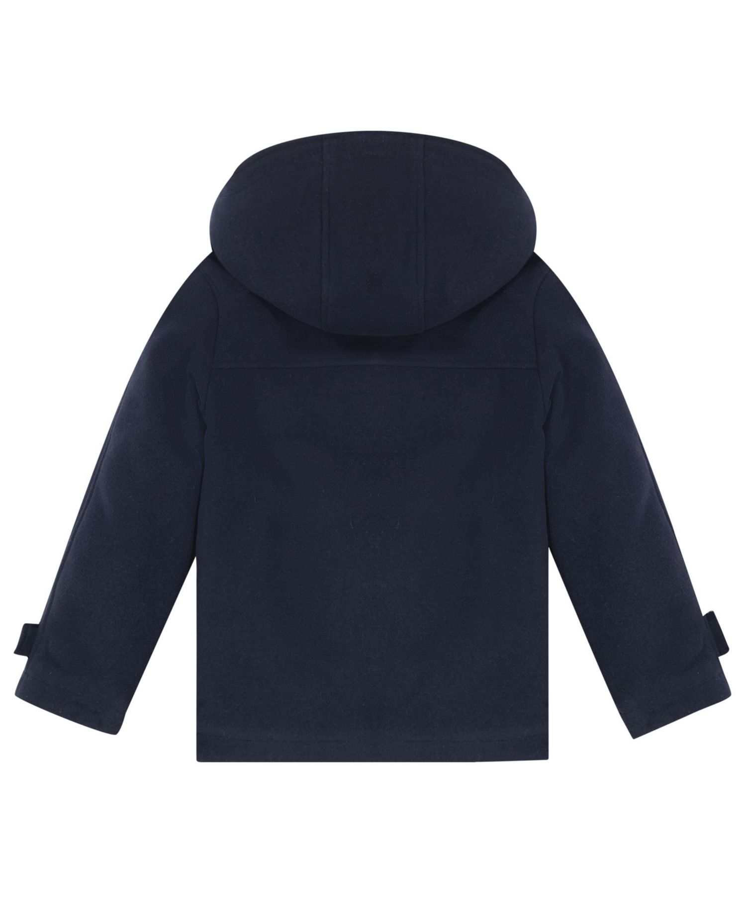 Toddler Boys' 2T-5T Iconic Toggle Coat With Plaid Scarf