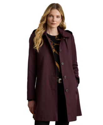 Women's Hooded A-Line Raincoat