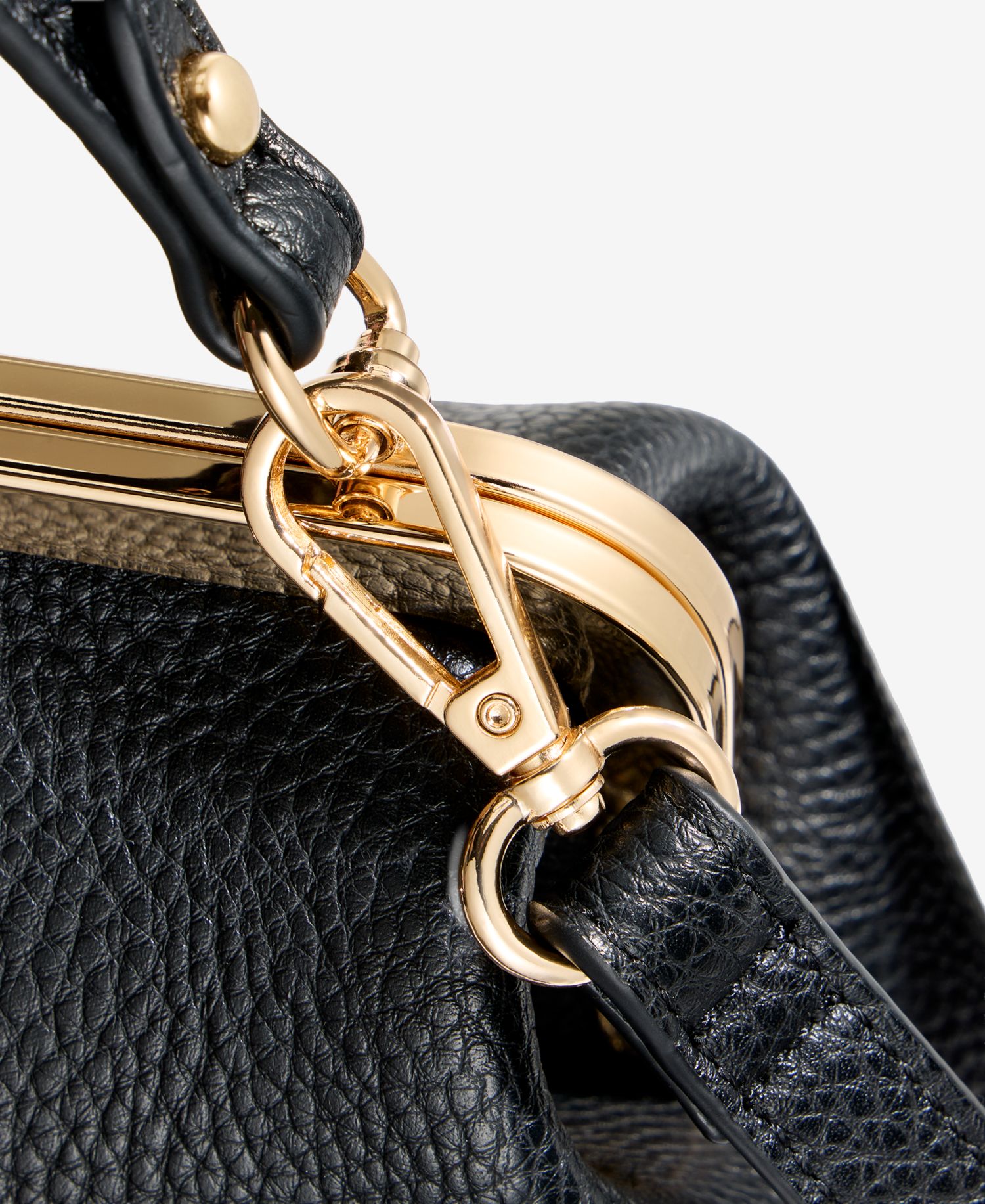 Pebble Framed Clutch Crossbody Bag