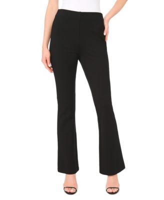 Women's High-Waisted Pull-On Straight-Leg Pants
