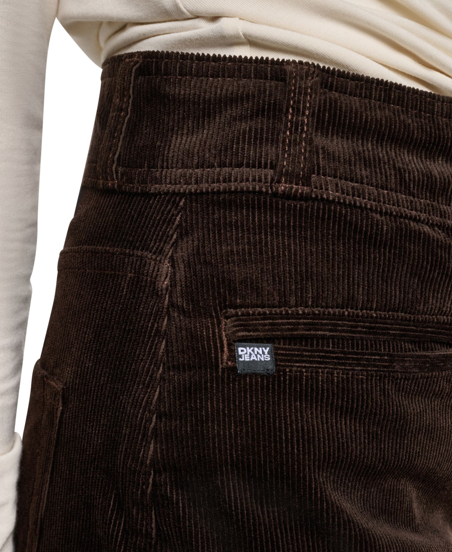 Petite High Rise Corduroy Wide-Leg Pants